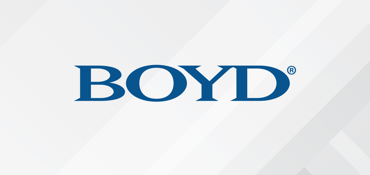 boyd gaming logo on a background